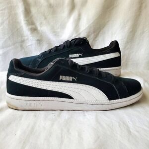 PUMA Men's Suede Smash Black 370205 01 Sneakers Casual Shoes Size 10